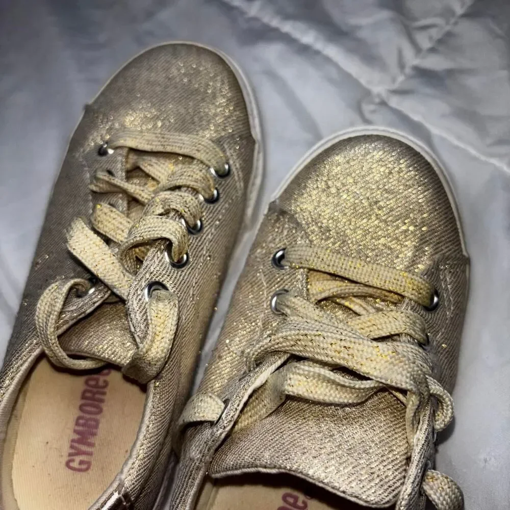 Gymboree Gold and Cream Trainers